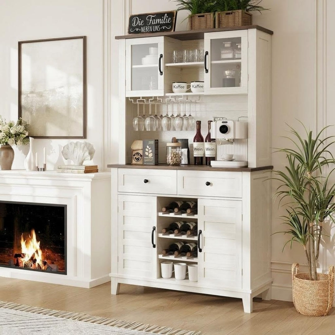 Stauraumschrank mit Schubladen 103x38x183cm natur