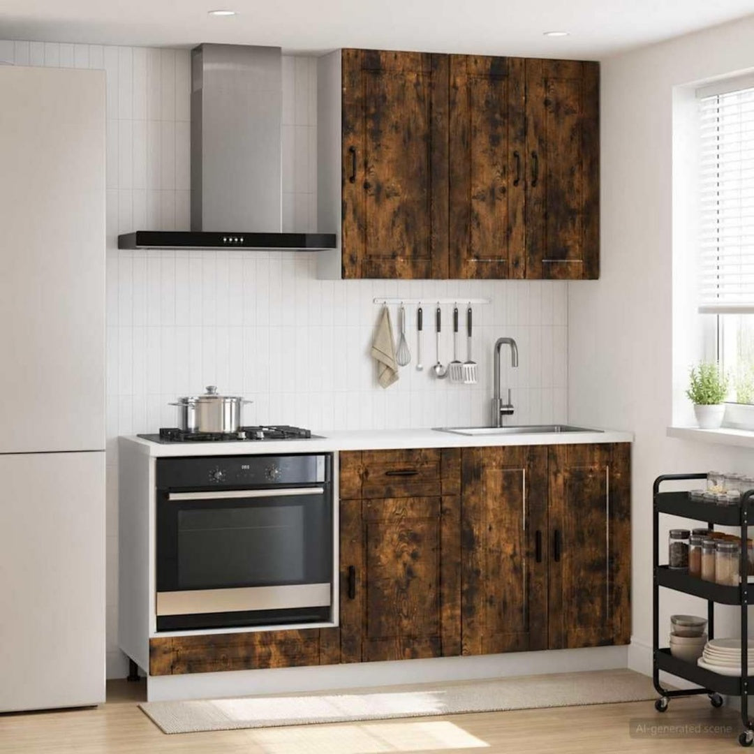 Schubladenschrank verstellbar modular eiche