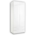 Stauraumschrank SPICE Eleganter Kleiderschrank schwarz