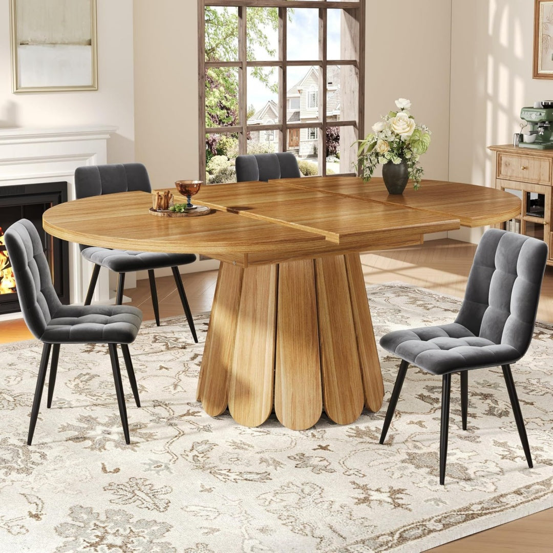 Wohnraumtisch braun mit Tueren mit Metallgestell