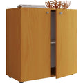 Schubladenschrank Kommode Turen Facher Sideboard Holzwerkstoff natur