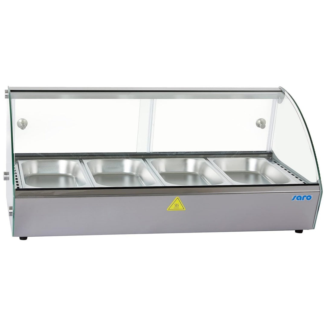Tisch silber mit Tueren mit Glas