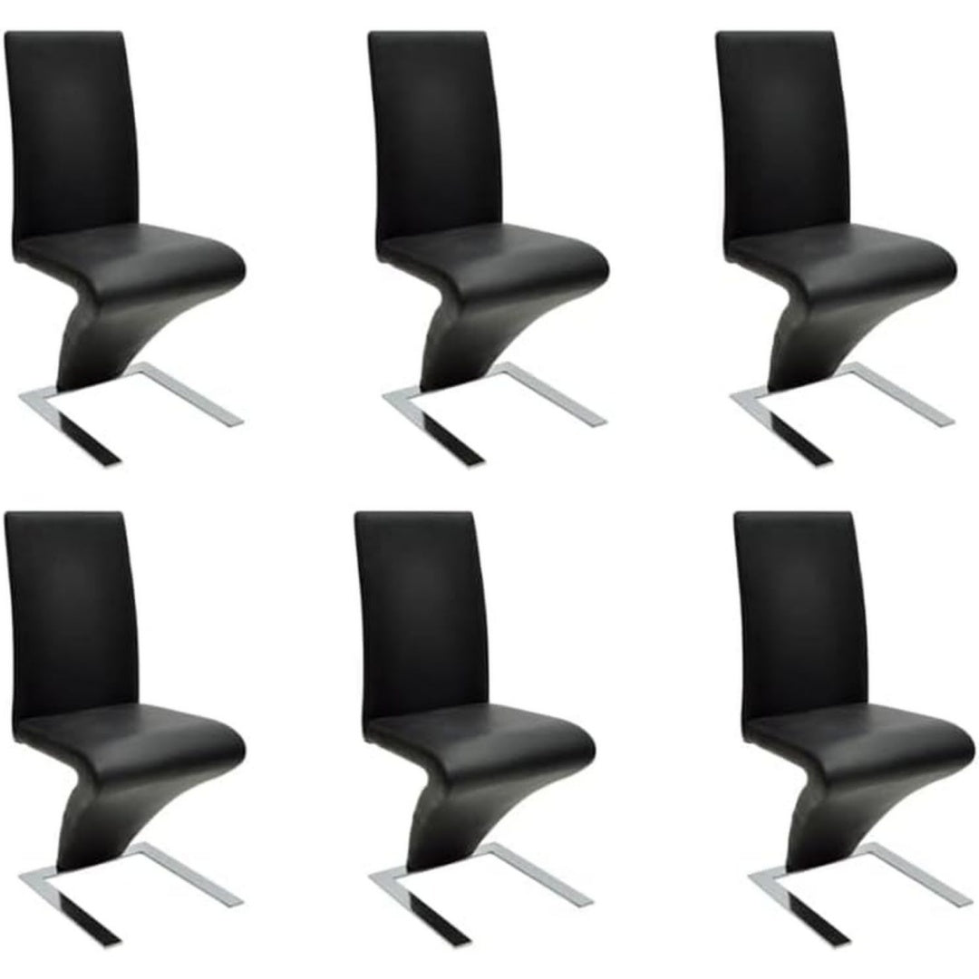 mit LED Beleuchtung stuhl in Lederoptik schwarz