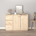 Schubladenschrank mit Schubladen 34 x 111 x 75 cm natur
