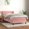 Bett fuer Schlafzimmer mit Tueren hoehenverstellbar rosa