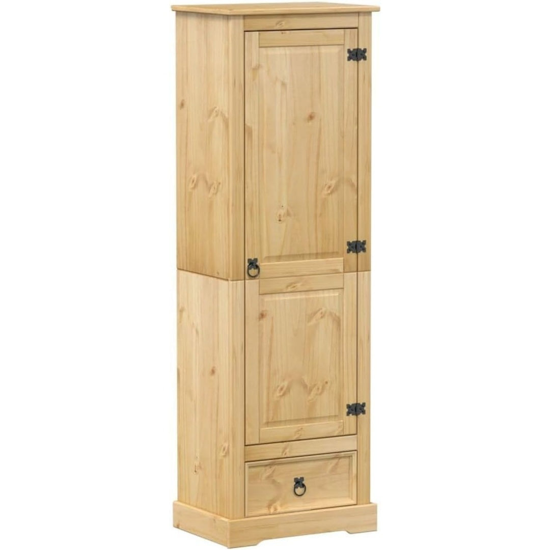 Schrankmoebel Kleiderschrank Massivholz Kiefer natur