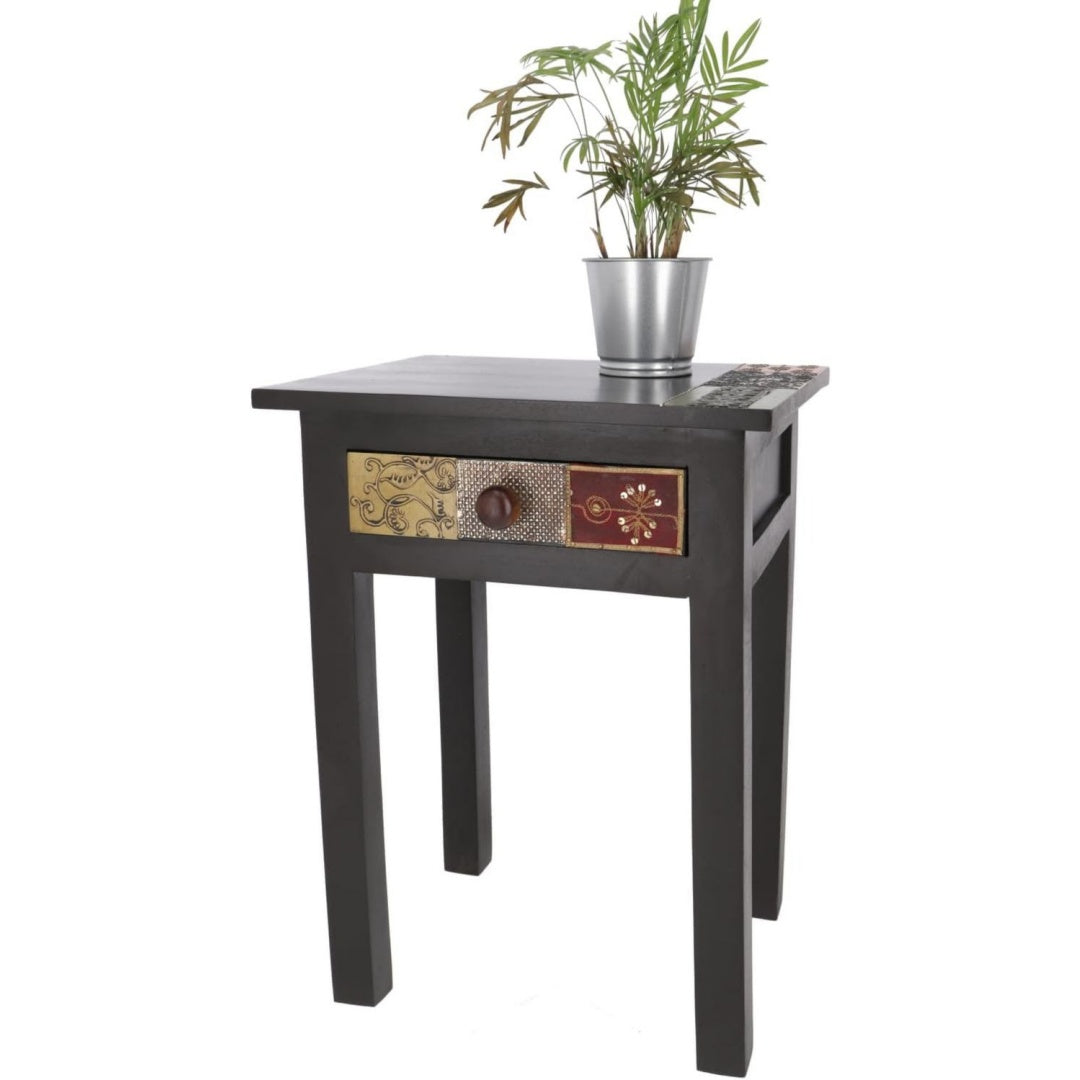 Aufbewahrungskommode Kleine Kommode, Beistelltisch, Nachtschrank Schublade, schwarz