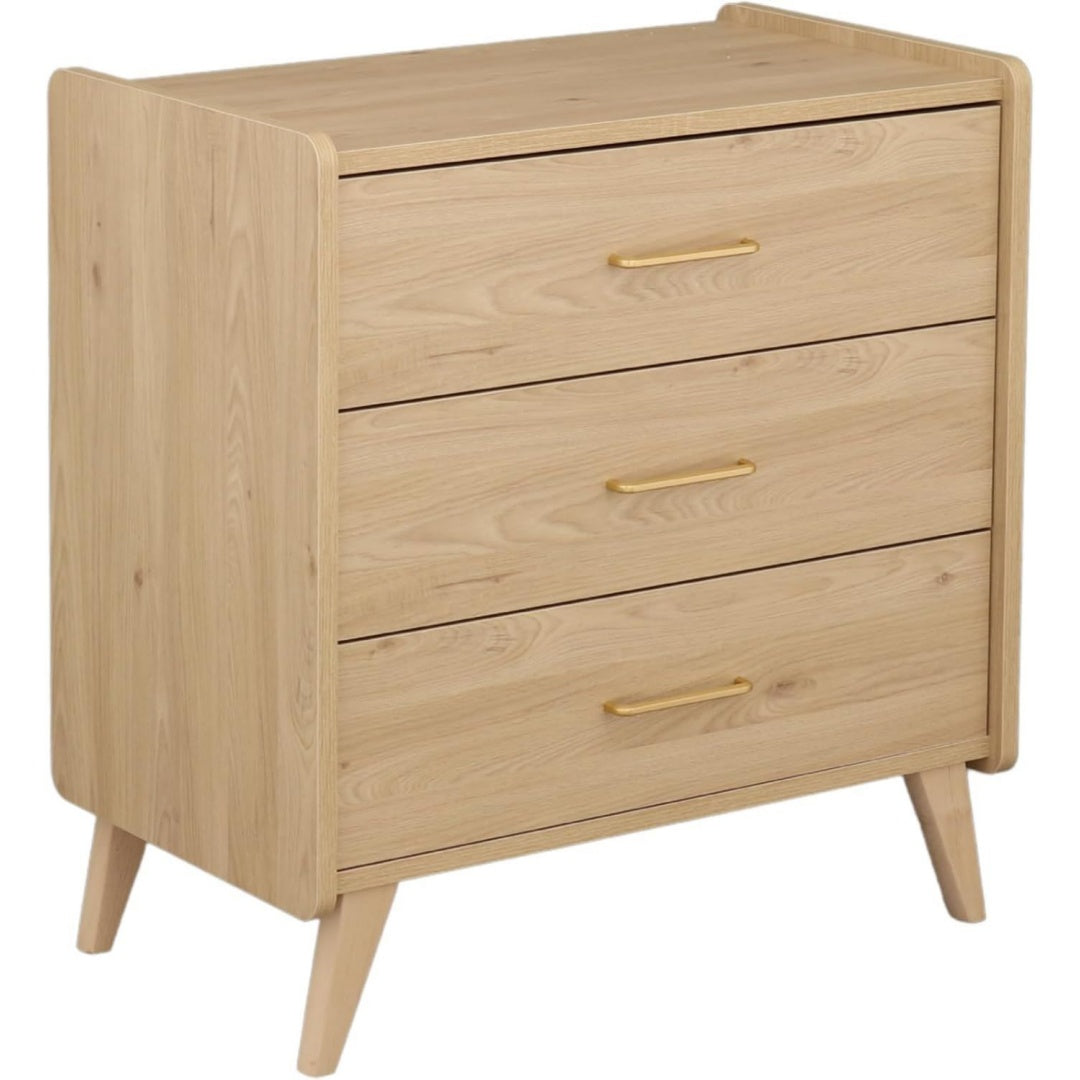 Schubladenschrank mit Schubladen eiche