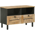 Aufbewahrungsschrank mit Schubladen 33 x 46 x 1 cm braun